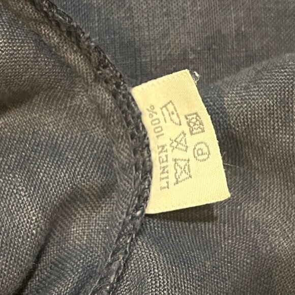 John P. Collection 100% Linen Knee Length Loose Shift Dress Lagenlook Size Small - Picture 9 of 9